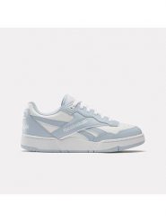 Reebok Skórzane sneakersy "BB 4000 II" w kolorze błękitno-białym rozmiar: 39. Białe trampki Reebok, bez wzorów, bez zapięcia. Za 303.78 zł.