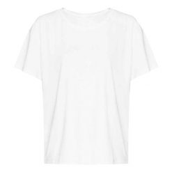 Koszulka Damska Z Odkrytymi Plecami. Białe bluzki JUST COOL, bez wzorów, casualowe, bez kołnierzyka, bez ramiączek. Za 54.99 zł.