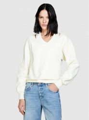 Sisley Bluza 3FPPL104P Écru Regular Fit. Bluzy Sisley, l, bez wzorów, z bawełny, bez kaptura. Za 189.99 zł.