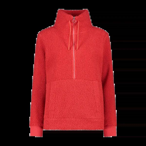 Bluza damska turystyczna CMP 32P3806. Czerwone bluzy CMP, l, bez wzorów, z polaru, bez kaptura. Za 301.00 zł.