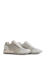 NoGRZ Skórzane sneakersy "B.Vittone" w kolorze biało-szarym rozmiar: 38. Białe trampki NoGrz, bez wzorów, bez zapięcia. Za 194.27 zł.
