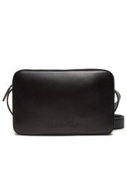 Calvin Klein Torebka K60K612555 Czarny. Czarne listonoszki Calvin Klein, bez wzorów, ze skóry, bez dodatków. Za 219.99 zł.