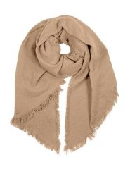 Eight2Nine Szal w kolorze jasnobrązowym rozmiar: onesize. Brązowe szaliki Eight2Nine, bez wzorów, z materiału. Za 91.99 zł.
