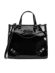 Juicy Couture Torebka BIJXT8646WVP Czarny. Czarne torebki klasyczne Juicy Couture, bez wzorów, z tworzywa sztucznego, bez dodatków. Za 359.99 zł.