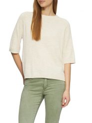 S.OLIVER RED LABEL Sweter w kolorze kremowym rozmiar: 40. Brązowe swetry s.Oliver RED LABEL, s, bez wzorów, bez ramiączek. Za 100.99 zł.