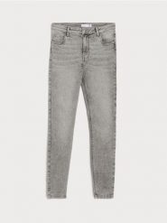 Jeansy skinny fit - szary. Szare jeansy Sinsay, l, bez wzorów. Za 59.99 zł.