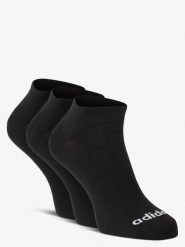 Adidas Performance skarpety do obuwia sportowego pakowane po 3 szt. Kobiety Bawełna czarny, M. Czarne skarpety adidas Performance, bez wzorów, z bawełny. Za 44.95 zł.