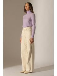 Perfect Cashmere Kaszmirowy golf w kolorze fioletowym rozmiar: L. Różowe golfy Perfect Cashmere, l, bez wzorów, z kaszmiru, bez ramiączek. Za 336.61 zł.