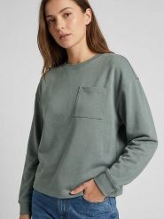 MOSS COPENHAGEN Bluza "Illiana" w kolorze zielonym rozmiar: S/M. Zielone bluzy Moss Copenhagen, m, bez wzorów, bez kaptura. Za 140.20 zł.