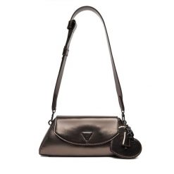 Torebka Guess. Szare torebki klasyczne Guess, z aplikacjami, bez dodatków. Za 589.99 zł.