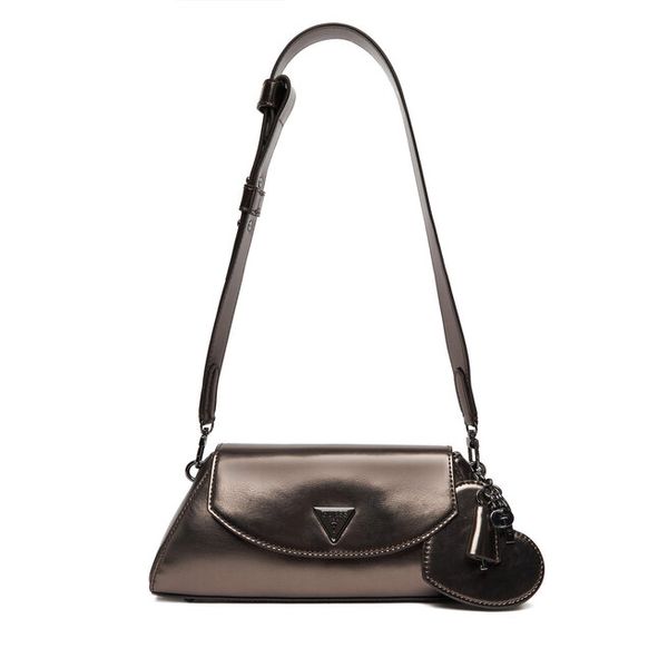 Torebka Guess. Szare torebki klasyczne Guess, z aplikacjami, bez dodatków. Za 469.99 zł.