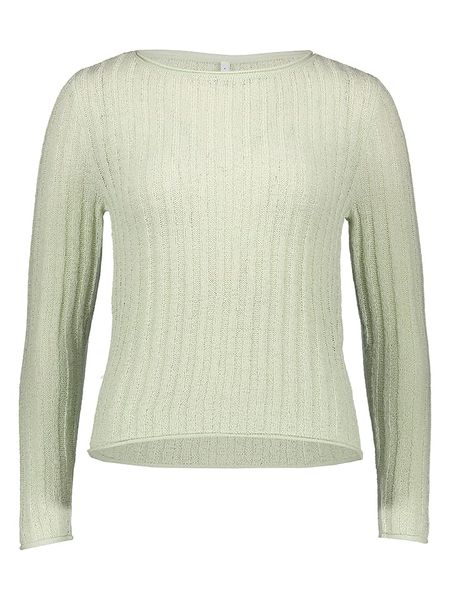 ONLY Sweter w kolorze jasnozielonym rozmiar: M. Zielone swetry Only, m, bez wzorów, ze splotem, bez ramiączek. Za 90.95 zł.