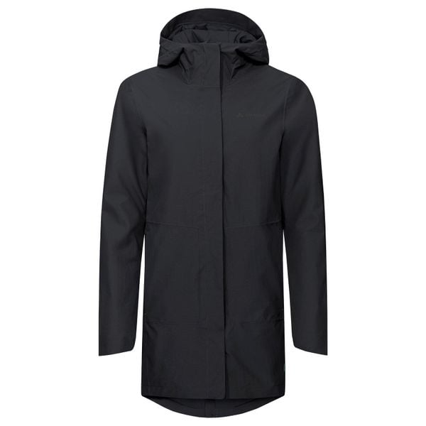 Wodoodporna parka dla kobiet VAUDE Cyclist II. Czarne parki Vaude, na zimę, s, z materiału, biznesowe, bez kaptura. Za 851.50 zł.