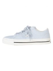 Converse Skórzane sneakersy "One Star Pro" w kolorze błękitnym rozmiar: 41. Niebieskie trampki Converse, bez wzorów, z nubiku, bez zapięcia. Za 180.49 zł.