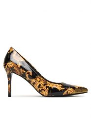 Versace Jeans Couture Szpilki 80VA3S50 ZS366 G89 Kolorowy. Szpilki Versace Jeans Couture, bez wzorów, z jeansu, bez obcasa, na szpilce, bez zapięcia. Za 989.99 zł.