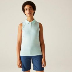 Tima II damska koszulka. Zielone koszulki sportowe Regatta, bez wzorów, bez ramiączek. Za 146.00 zł.