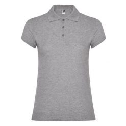 Damska Koszulka Polo W Gwiazdki. Szare koszulki polo ROLY, l, bez wzorów, bez kołnierzyka, bez ramiączek. Za 67.99 zł.