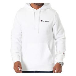 Bluza na co dzień unisex CHAMPION z kapturem. Białe bluzy Champion, bez wzorów, z kapturem. Za 264.00 zł.