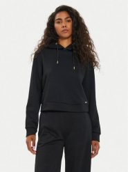 Guess Bluza V4BQ02 KCHR2 Czarny Regular Fit. Czarne bluzy Guess, xxs, z aplikacjami, z syntetyku, bez kaptura. Za 179.99 zł.