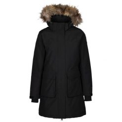 Parka dla kobiet DLX Ellington. Czarne parki DLX, l, z materiału, bez kaptura. Za 959.30 zł.
