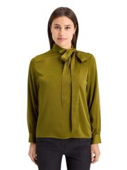 Scotch & Soda Bluzka w kolorze oliwkowym rozmiar: 36. Brązowe bluzki Scotch & Soda, bez wzorów, bez kołnierzyka, bez ramiączek. Za 244.45 zł.