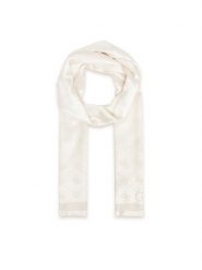 Guess Szal AW5359 POL03 Écru. Rękawiczki Guess, z aplikacjami, z materiału. Za 269.99 zł.