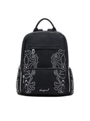 Desigual Plecak Poker Face Chester M 25WAKP35 Czarny. Czarne plecaki Desigual, bez wzorów, ze skóry. Za 379.99 zł.