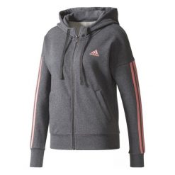 Adidas Bluza Ess 3 Stripes Full Zip Hoodie Dark Grey Heather/Tactile Rose Xs. Bluzy marki Adidas. W wyprzedaży za 189.00 zł.