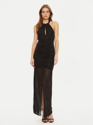 Guess Sukienka codzienna 170077 Czarny Classic Fit. Czarne sukienki Guess, na co dzień, xl, z aplikacjami, z syntetyku, wizytowe, bez kołnierzyka, bez ramiączek, proste. Za 799.99 zł.