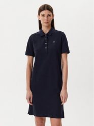 Gant Sukienka codzienna Shield 4201529 Granatowy Regular Fit. Niebieskie sukienki GANT, na co dzień, xs, bez wzorów, z bawełny, bez kołnierzyka, bez ramiączek, proste. Za 299.99 zł.
