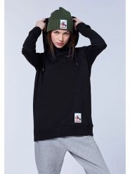 Chiemsee Bluza w kolorze czarnym rozmiar: S. Czarne bluzy Chiemsee, s, z aplikacjami, z kapturem. Za 233.87 zł.