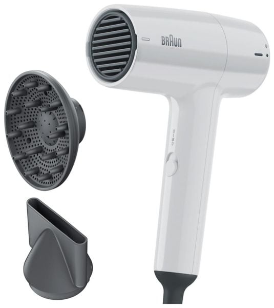 Suszarka Braun BRHD155E biały. Suszarki do włosów Braun. Za 119.90 zł.