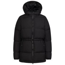 Trespass Pinchi - Damska kurtka przeciwdeszczowa w kolorze czarnym. Czarne kurtki sportowe Trespass, bez wzorów, z puchu, bez kaptura. Za 439.99 zł.