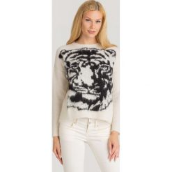 SWETER LIU JO. Białe swetry Liu Jo, m, z aplikacjami, bez ramiączek. Za 989.00 zł.
