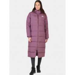 Płaszcz Zimowy Damski The North Face Triple C. Fioletowe płaszcze The North Face, na zimę, bez wzorów, z puchu, bez kaptura. W wyprzedaży za 1,501.85 zł.