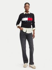 Tommy Jeans Jeansy DW0DW23469 Niebieski Straight Leg. Niebieskie jeansy Tommy Jeans, bez wzorów. Za 409.99 zł.