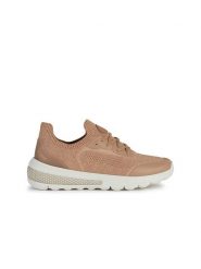 Geox Sneakersy "Spherica Actif" w kolorze jasnobrązowym rozmiar: 41. Brązowe trampki Geox, bez wzorów, bez zapięcia. Za 198.10 zł.