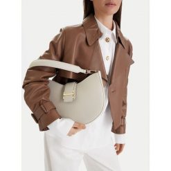 Torebka GINO ROSSI. Szare torebki klasyczne Gino Rossi, bez wzorów, bez dodatków. Za 229.99 zł.