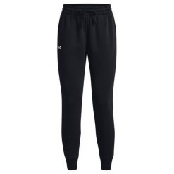 Spodnie Do Biegania Rival Fleece Dla Kobiet. Czarne spodnie sportowe Under Armour, bez wzorów, do biegania. Za 302.99 zł.