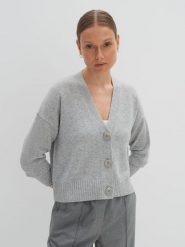 Someday Kaszmirowy kardigan w kolorze szarym rozmiar: S. Szare kardigany someday., s, bez wzorów, z kaszmiru. Za 388.16 zł.