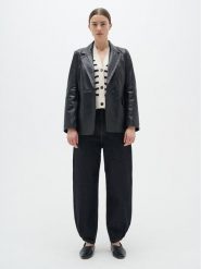 InWear Marynarka Wrylieiw 30108739 Czarny. Czarne marynarki i żakiety InWear, bez wzorów, ze skóry. Za 739.99 zł.