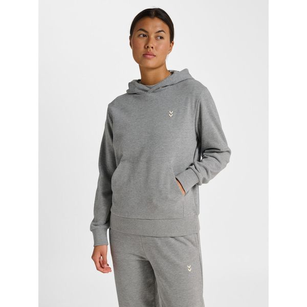 Bluza damska z kapturem Hummel Pulse. Szare bluzy Hummel, bez wzorów, z kapturem. Za 183.00 zł.