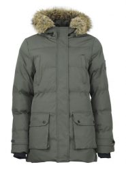 Peak Mountain Parka "Anabel" w kolorze khaki rozmiar: M. Brązowe parki Peak Mountain, m, bez kaptura. Za 224.52 zł.
