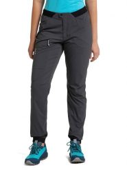 Haglöfs Spodnie funkcyjne "L.I.M Fuse" w kolorze szarym rozmiar: 38. Szare spodnie dresowe Haglöfs, l, bez wzorów, z materiału, outdoorowe. Za 247.99 zł.