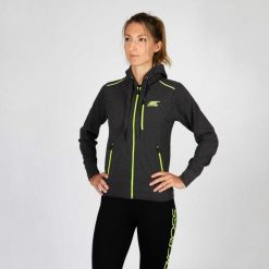 Damska bluza z kapturem ULTRASOFT. Szare bluzy BODYCROSS, s, bez wzorów, z materiału, z kapturem. Za 322.99 zł.