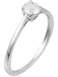 DIAMANTA Złoty pierścionek "Solitaire Impérial" z diamentem rozmiar: 53. Szare pierścionki DIAMANTA, z diamentem, złote. Za 6,655.99 zł.