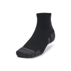 Skarpety treningowe Under Armour Performance Tech 3 Pack. Czarne skarpety Under Armour, bez wzorów. Za 59.99 zł.