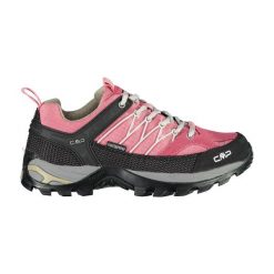 Damskie Niskie buty trekkingowe CMP Rigel waterprof. Czerwone trekkingi CMP, z gumy, trekkingowe. Za 389.99 zł.