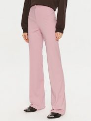 PINKO Spodnie materiałowe Hulka 100054 A0HM Różowy Regular Fit. Czerwone spodnie materiałowe Pinko, bez wzorów, z materiału. Za 719.99 zł.