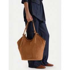 Torebka JENNY. Brązowe torebki klasyczne Jenny, bez wzorów, bez dodatków. Za 129.99 zł.